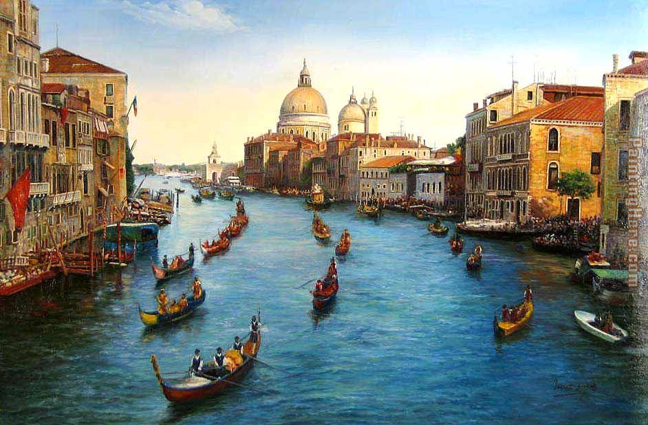 Venice Grand Canal painting - Unknown Artist Venice Grand Canal art painting
